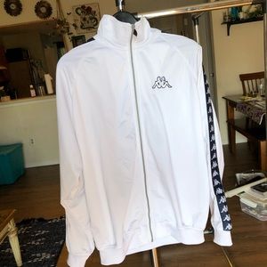 KAPPA men’s US large. White/Navy